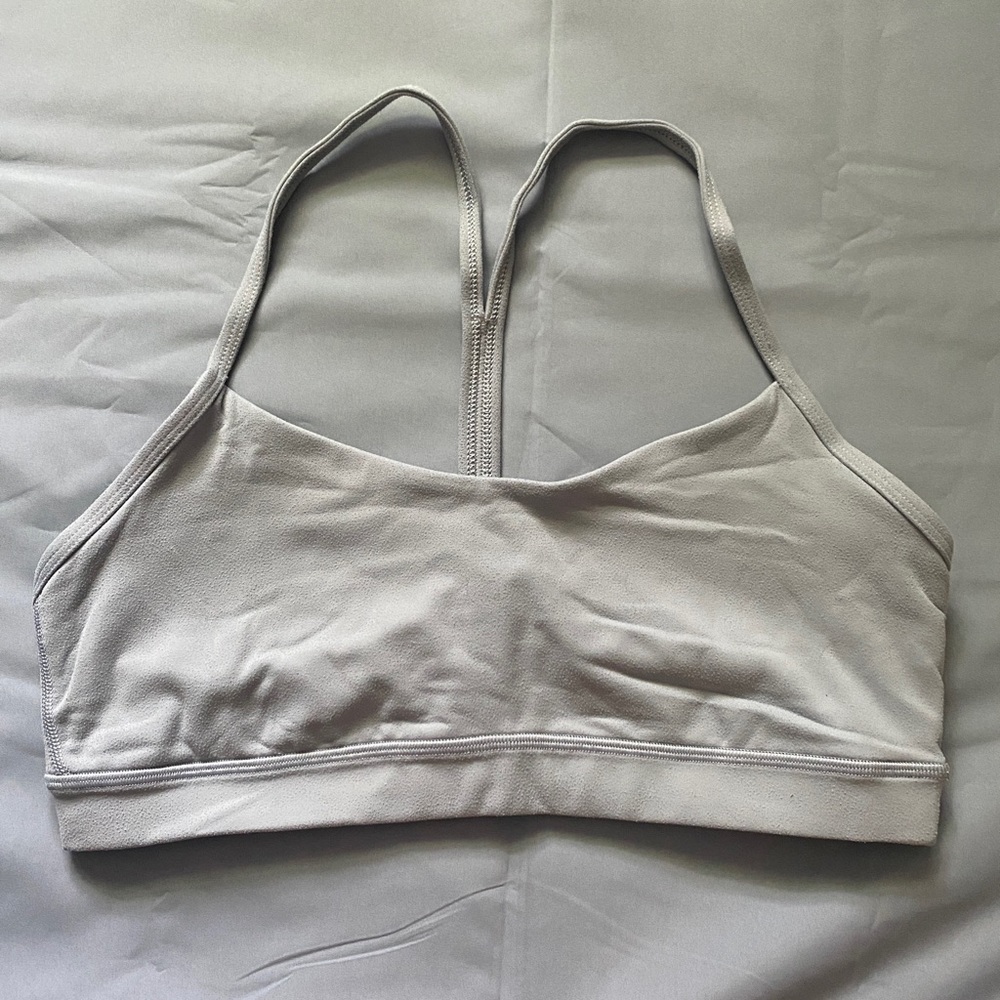 Lululemon Flow Y Nulu Sports Bra: Pastel Blue - Women’s Size 10 Light Support